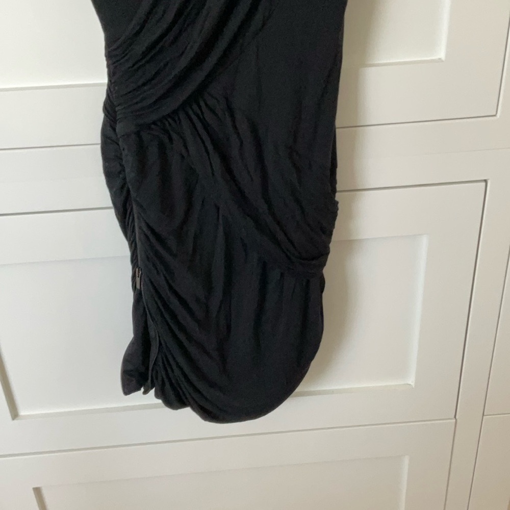 BCBGMaxAzria Black Asymmetrical Dress - Picture 3 of 15